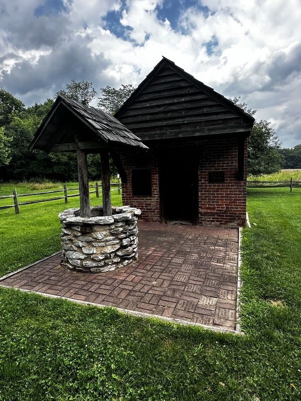 Marker is missing from well roof gable. Click for full size. Marker is missing from well roof gable image. Click for full size.