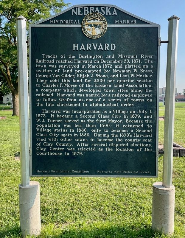 Harvard Marker. Click for full size. Harvard Marker image. Click for full size.