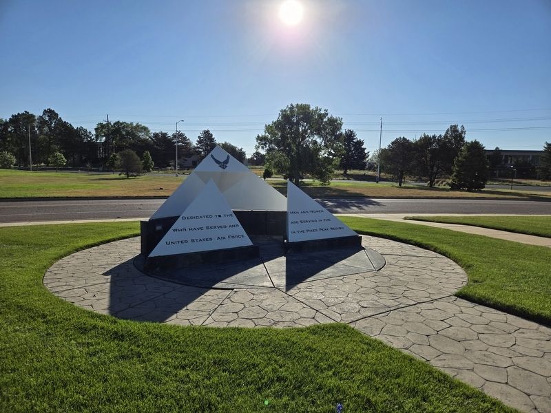 Wider view of the Dedicated to the Men and Women Marker. Click for full size. Wider view of the Dedicated to the Men and Women Marker image. Click for full size.