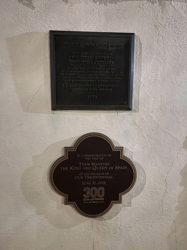 Spanish Governor's Palace Marker. Click for full size. Spanish Governor's Palace Marker image. Click for full size.