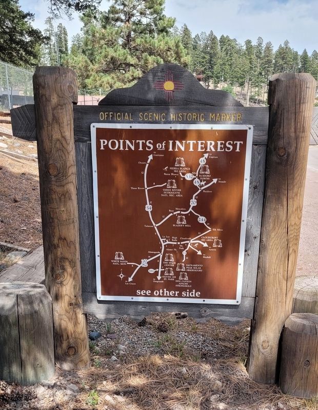 Mexican Canyon Trestle Marker - Reverse Side image. Click for full size.