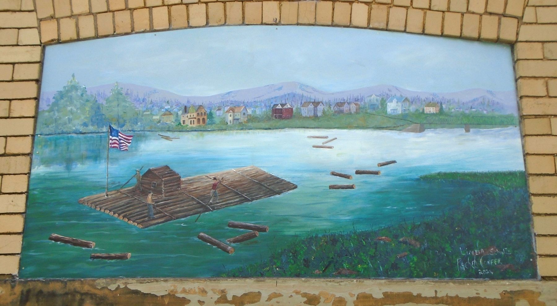 Raft Mural. Click for full size. Raft Mural image. Click for full size.