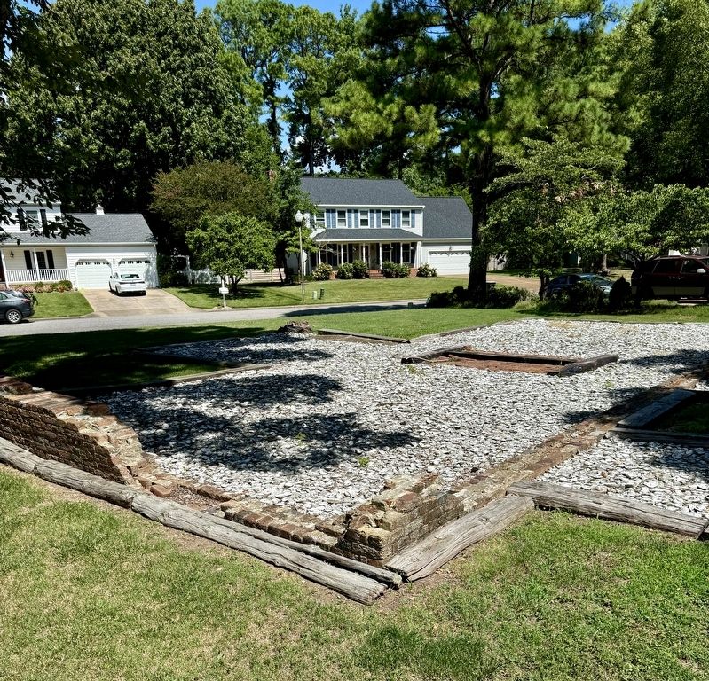 Mathews Manor foundation. Click for full size. Mathews Manor foundation image. Click for full size.