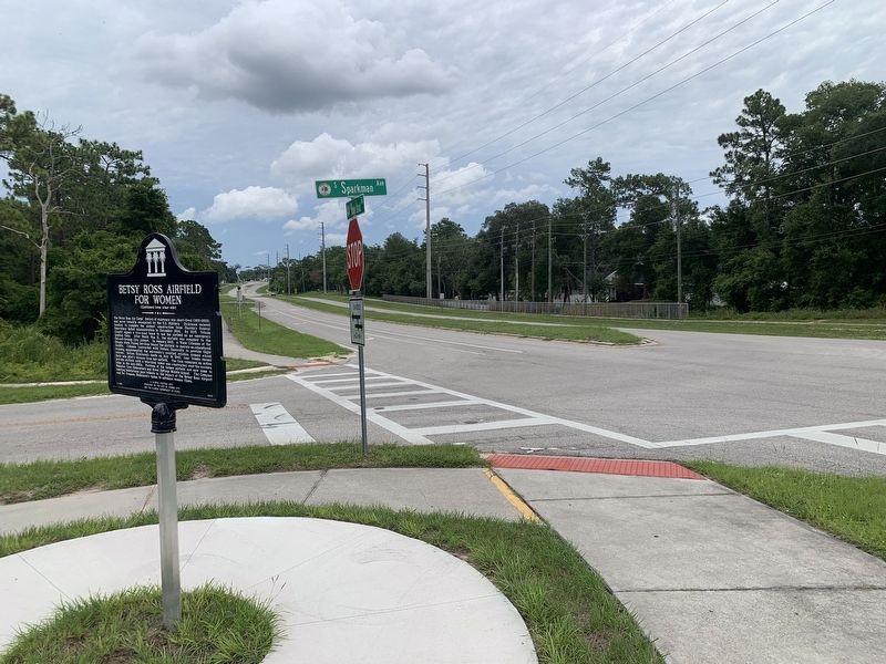 Betsy Ross Airfield for Women Marker. Click for full size. Betsy Ross Airfield for Women Marker image. Click for full size.