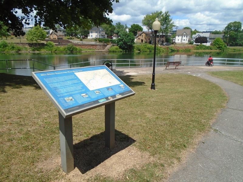 West Branch Susquehanna River Water Trail Marker. Click for full size. West Branch Susquehanna River Water Trail Marker image. Click for full size.
