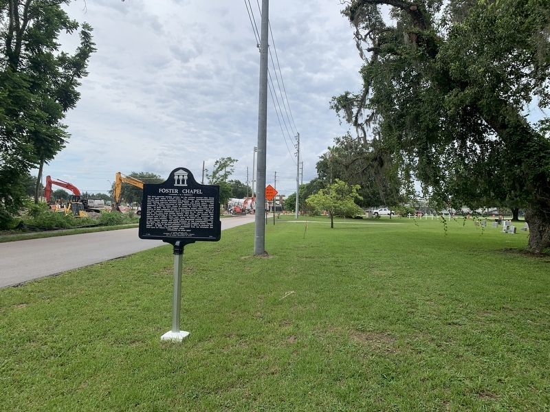 Foster Chapel Marker. Click for full size. Foster Chapel Marker image. Click for full size.