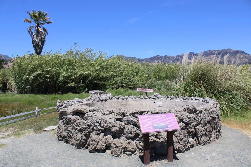 Hot Mineral Therapy Pool and Marker. Click for full size. Hot Mineral Therapy Pool and Marker image. Click for full size.