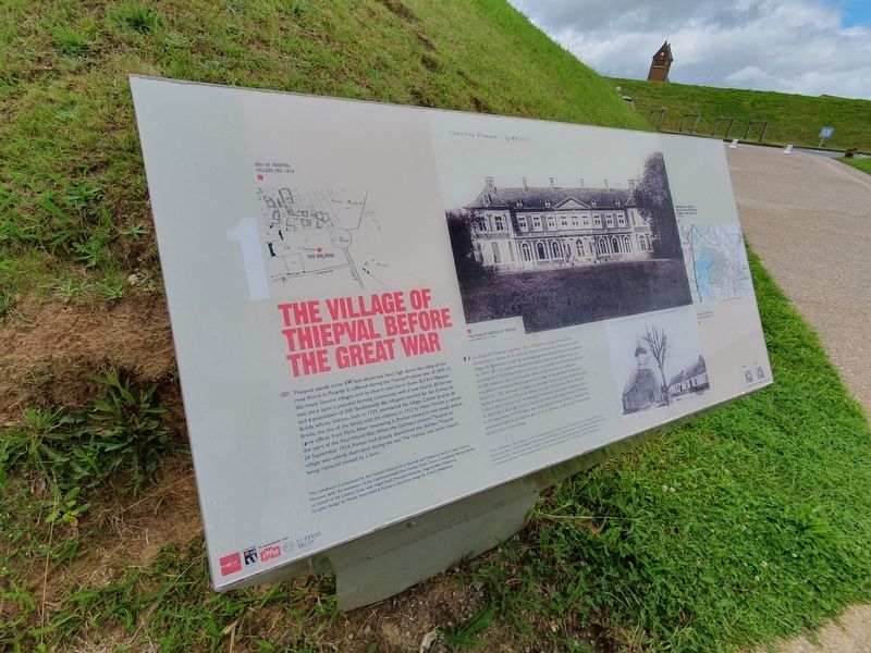 The Village of Thiepval Before the Great War Marker image. Click for full size.