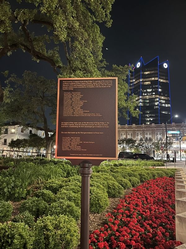 A Request from King Felipe V Marker. Click for full size. A Request from King Felipe V Marker image. Click for full size.