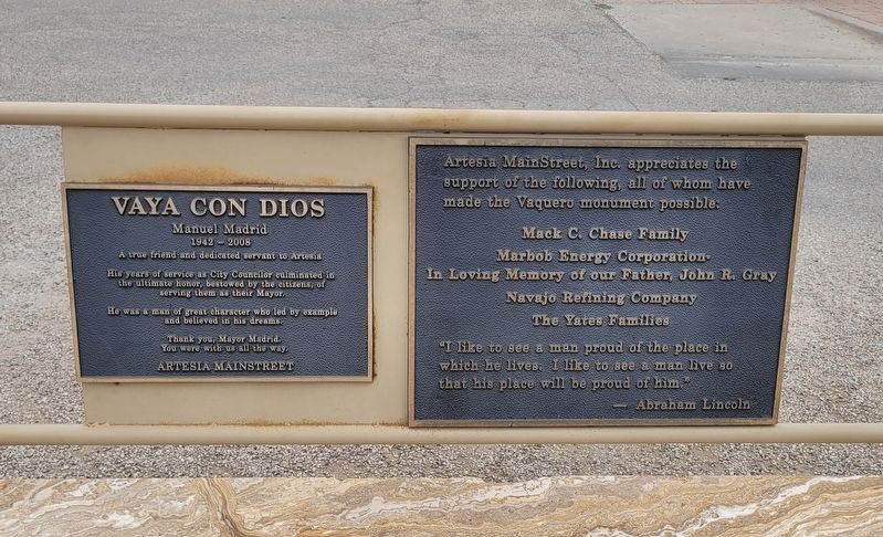 Dedication Plaques. Click for full size. Dedication Plaques image. Click for full size.