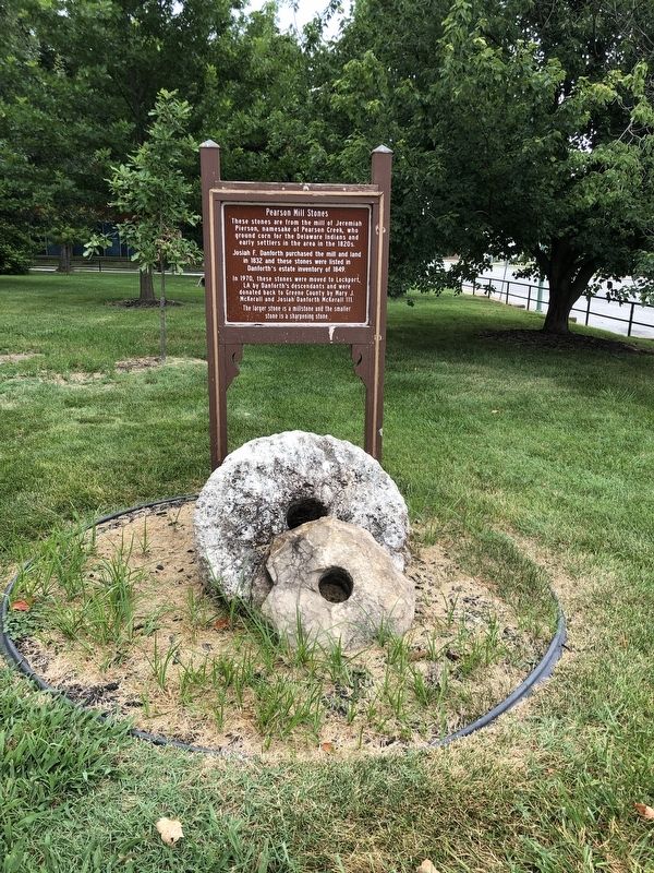 Pearson Mill Stones Marker. Click for full size. Pearson Mill Stones Marker image. Click for full size.