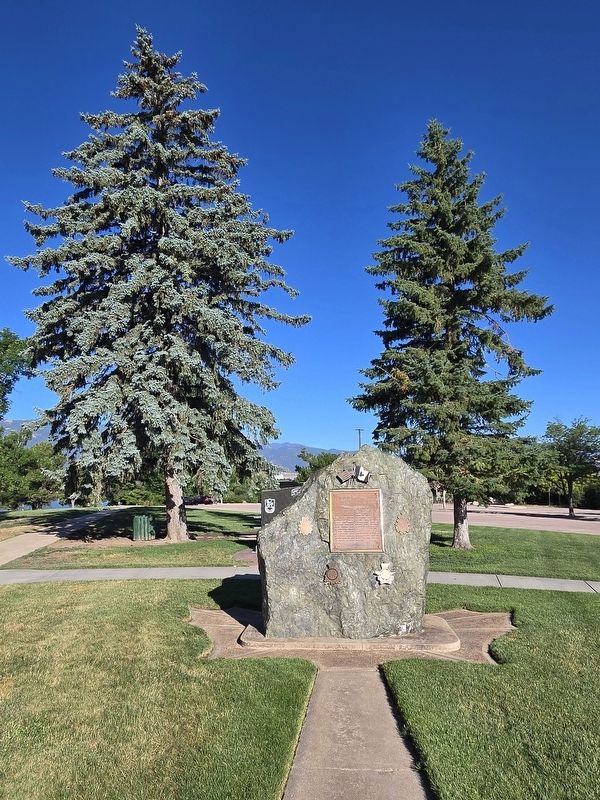 Expanded view of In Pursuit of Peace (A La Poursuite de la Paix) Marker. Click for full size. Expanded view of In Pursuit of Peace (A La Poursuite de la Paix) Marker image. Click for full size.