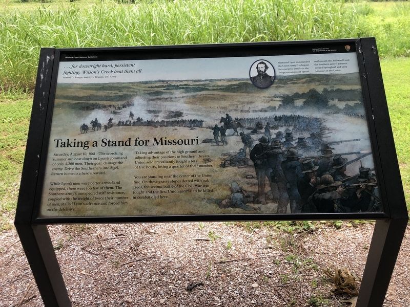 Taking a Stand for Missouri Marker image. Click for full size.