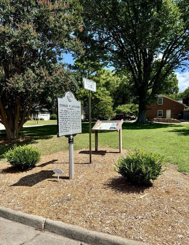 Denbigh Plantation Marker. Click for full size. Denbigh Plantation Marker image. Click for full size.