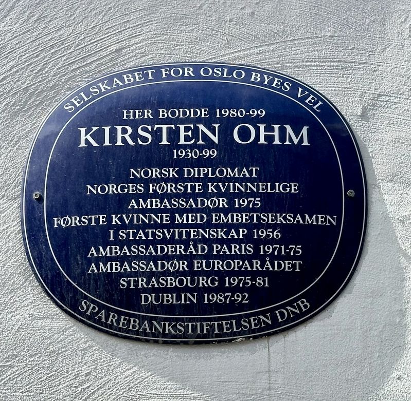 Kirsten Ohm Marker. Click for full size. Kirsten Ohm Marker image. Click for full size.