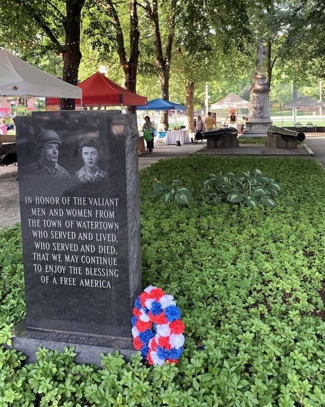Watertown Veterans Memorial image. Click for full size.