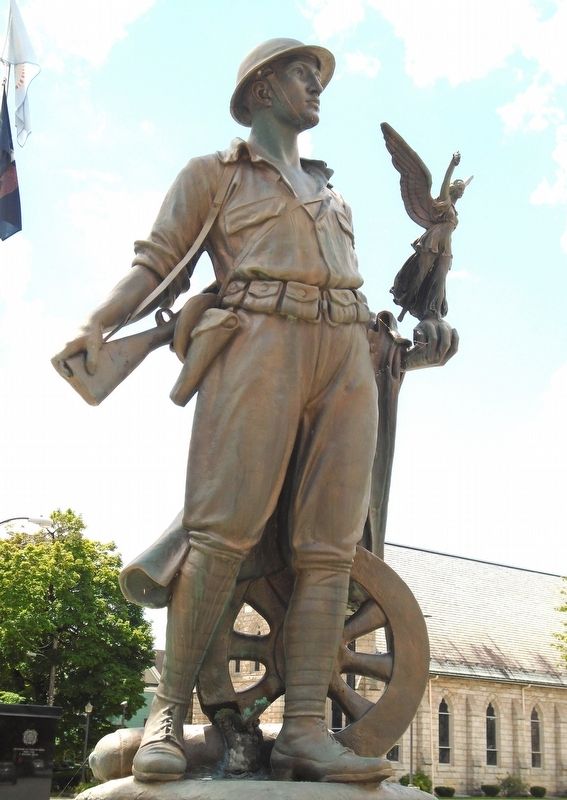 War Memorial Statue. Click for full size. War Memorial Statue image. Click for full size.
