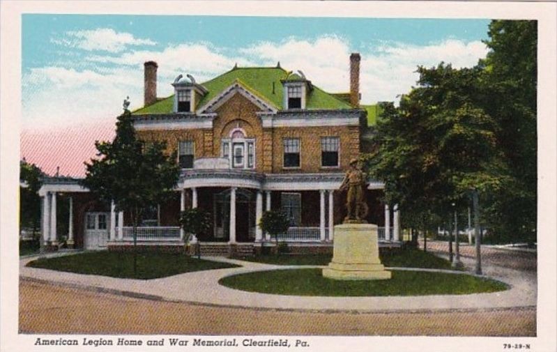 War Memorial Postcard. Click for full size. War Memorial Postcard image. Click for full size.