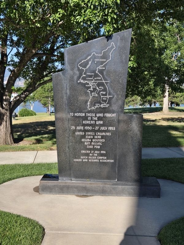 To Honor Those Who Fought in the Korean War Marker. Click for full size. To Honor Those Who Fought in the Korean War Marker image. Click for full size.