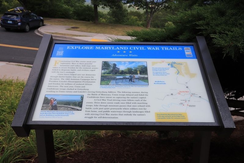 Explore Maryland Civil War Trails Marker. Click for full size. Explore Maryland Civil War Trails Marker image. Click for full size.