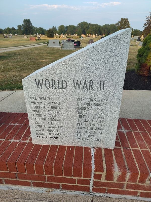 In Memory of All Who Served Marker image. Click for full size.