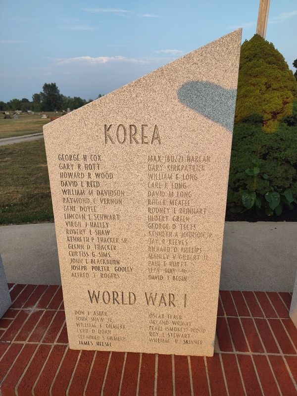 In Memory of All Who Served Marker image. Click for full size.