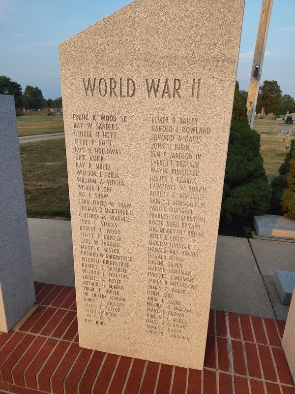 In Memory of All Who Served Marker image. Click for full size.