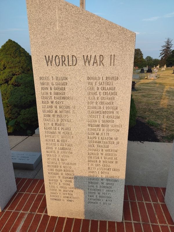 In Memory of All Who Served Marker image. Click for full size.