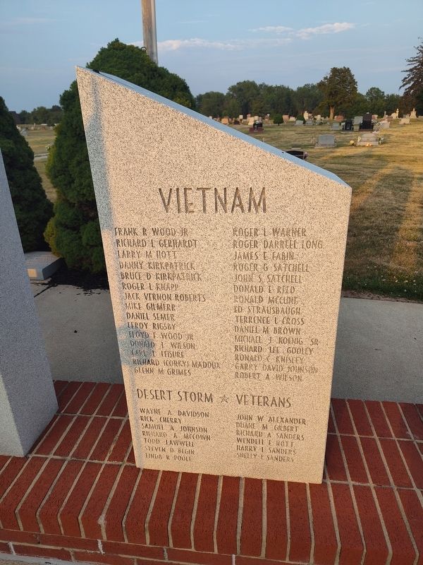 In Memory of All Who Served Marker image. Click for full size.