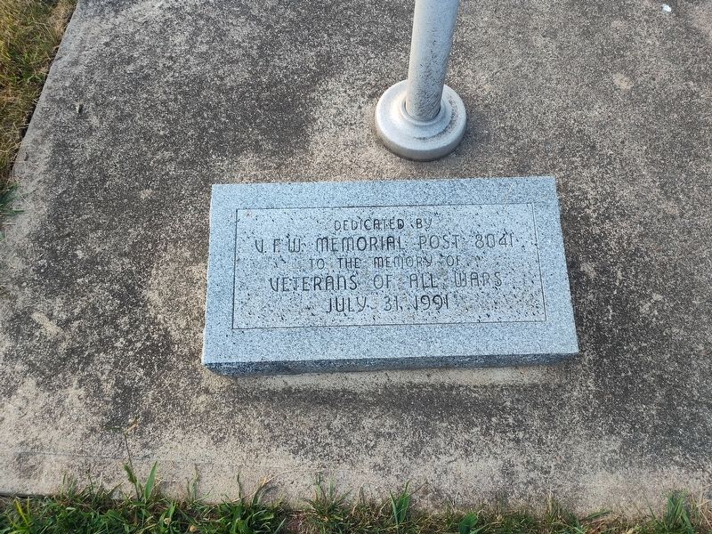 V.F.W. Memorial Post 8041 Veterans Memorial Marker image. Click for full size.