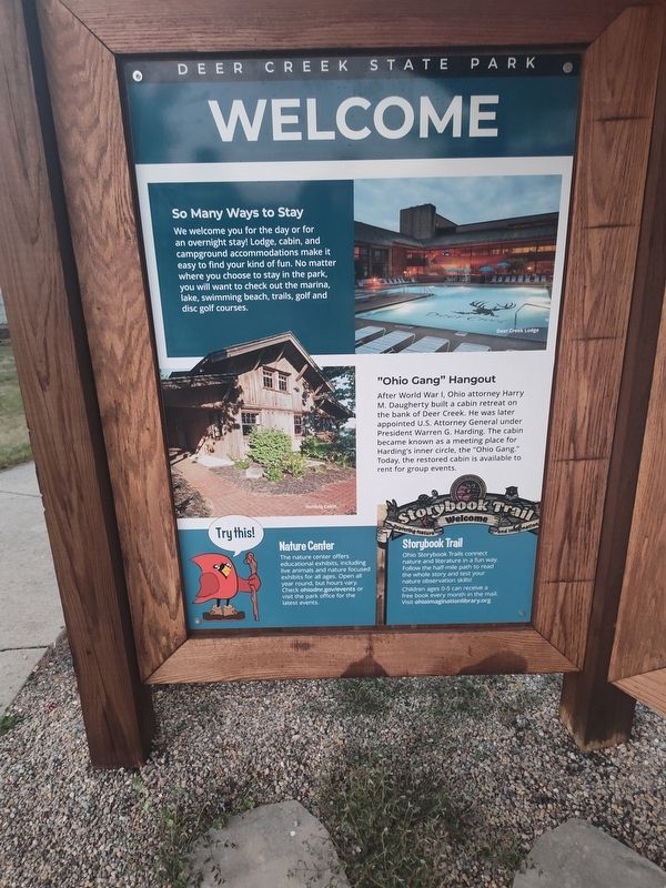 Deer Creek State Park Marker image. Click for full size.