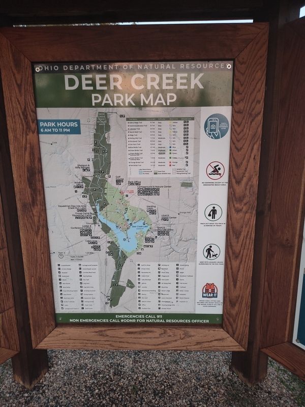 Deer Creek State Park Marker image. Click for full size.