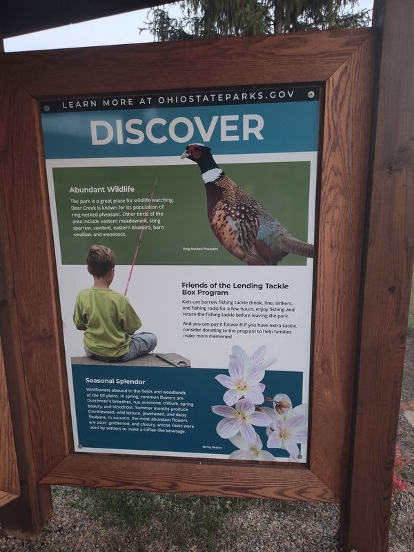 Deer Creek State Park Marker image. Click for full size.