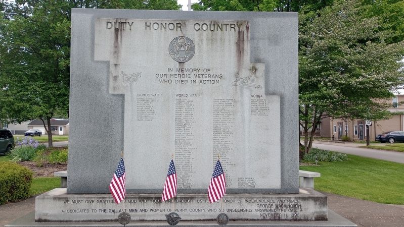 Duty Honor Country Marker image. Click for full size.