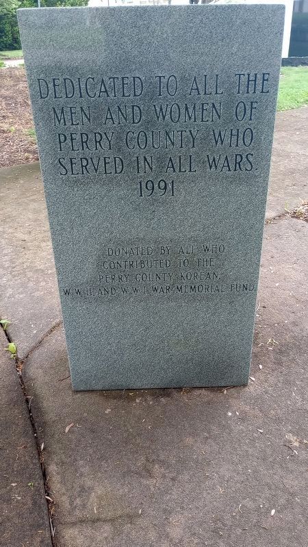 Perry County Veteans Memorial Marker image. Click for full size.