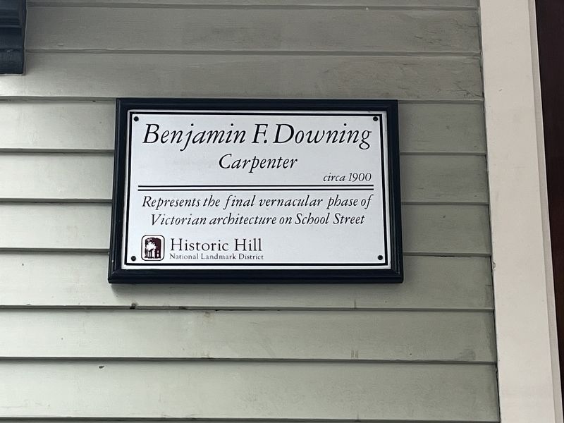 Benjamin F. Downing Marker. Click for full size. Benjamin F. Downing Marker image. Click for full size.