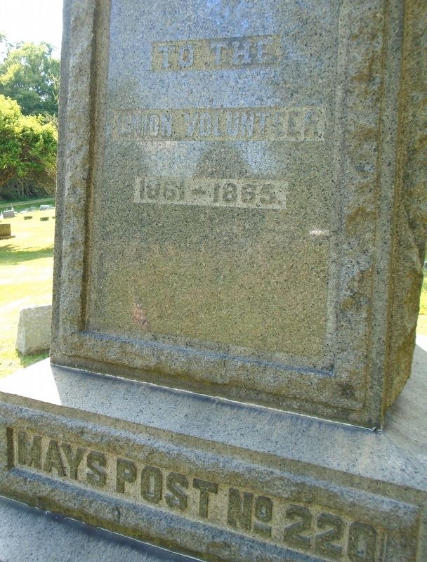 Civil War Memorial Dedication. Click for full size. Civil War Memorial Dedication image. Click for full size.