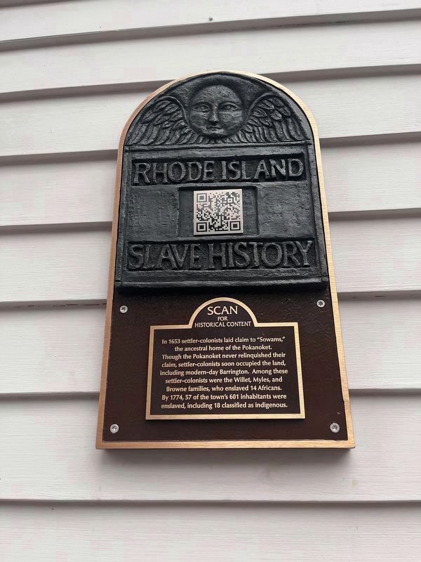 Barrington Marker. Click for full size. Barrington Marker image. Click for full size.