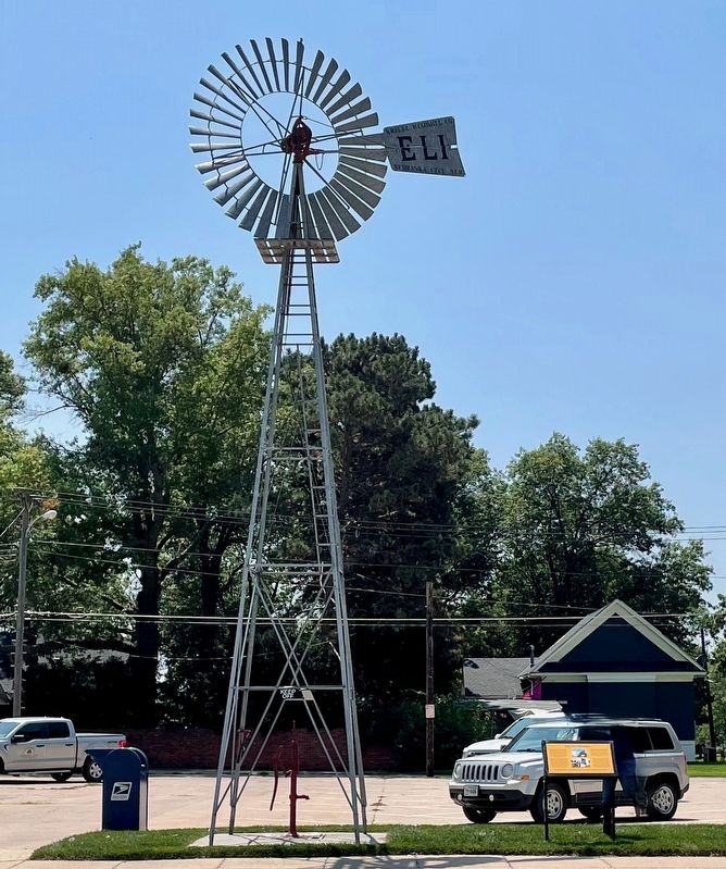 One of the Kregel Windmills - across street from factory. image. Click for full size.