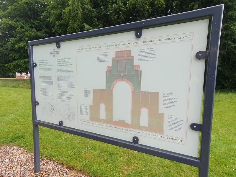 The Thiepval Memorial Marker image. Click for full size.