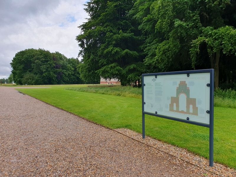 The Thiepval Memorial Marker image. Click for full size.