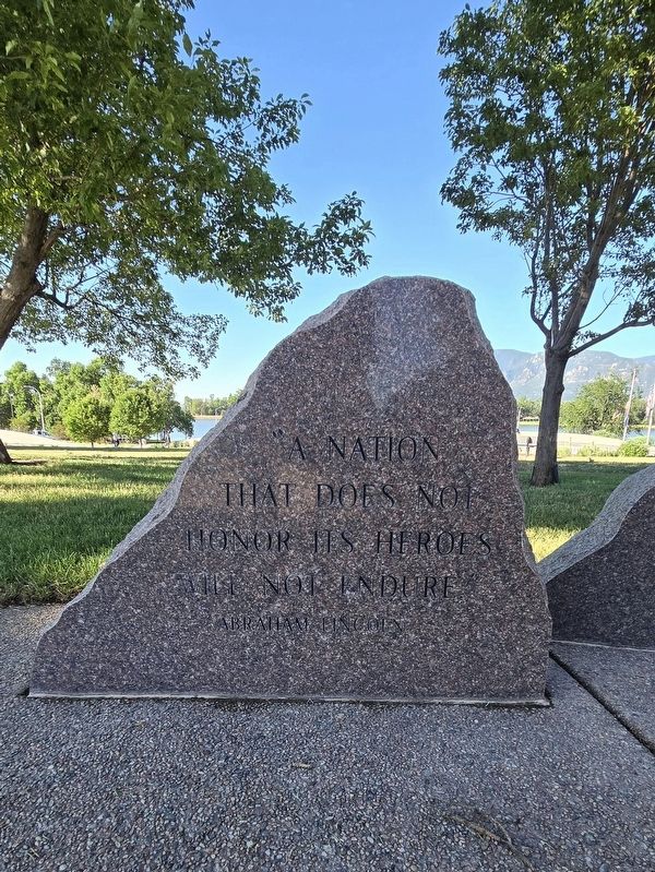 The Freedom Memorial (far left). Click for full size. The Freedom Memorial (far left) image. Click for full size.