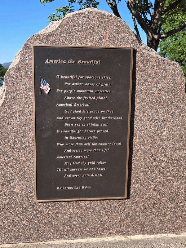 America the Beautiful (right of center). Click for full size. America the Beautiful (right of center) image. Click for full size.
