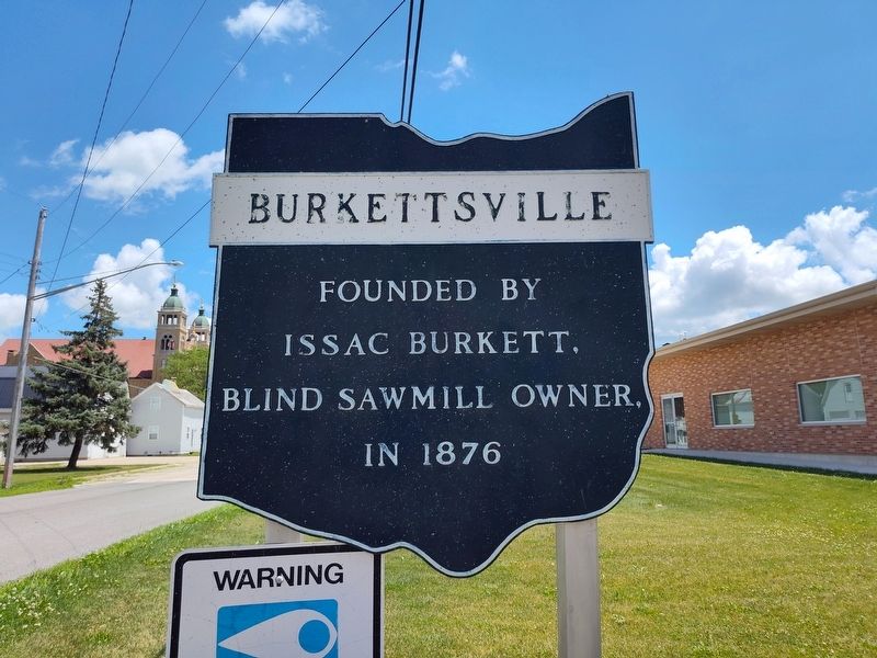 Burkettsville Marker image. Click for full size.
