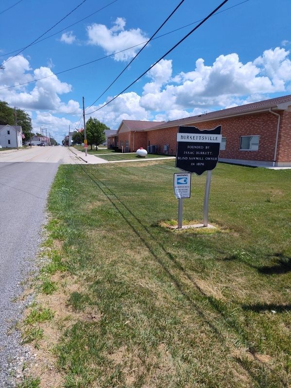 Burkettsville Marker image. Click for full size.