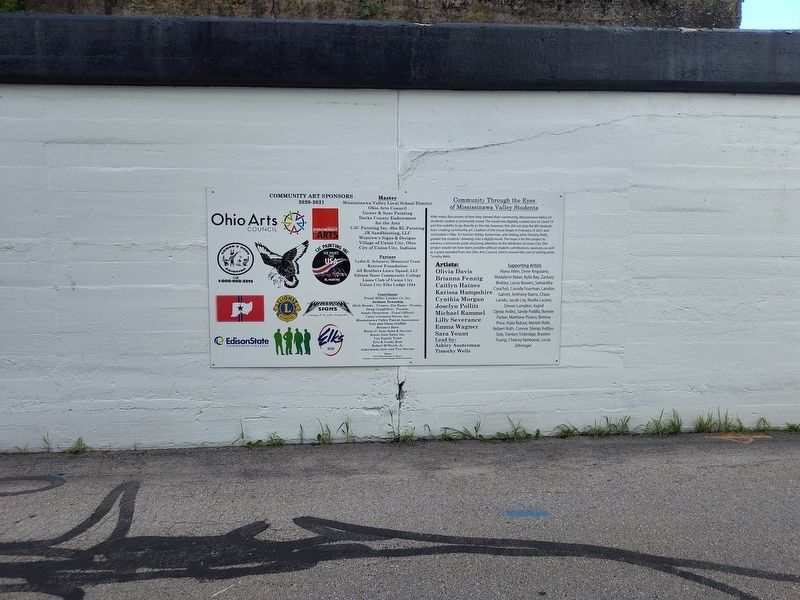 Community Through the Eyes of Mississinawa Valley Students Marker image. Click for full size.