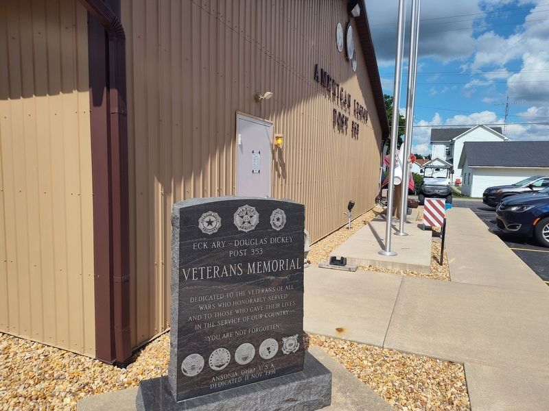 Eck Ary - Douglas Dickey Post 353 Veterans Memorial image. Click for full size.