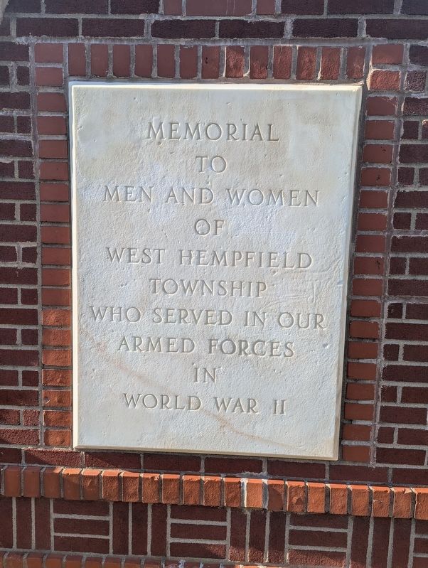 Men and Women of West Hempfield Township Marker image. Click for full size.