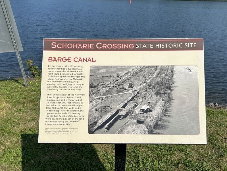 Barge Canal Marker. Click for full size. Barge Canal Marker image. Click for full size.