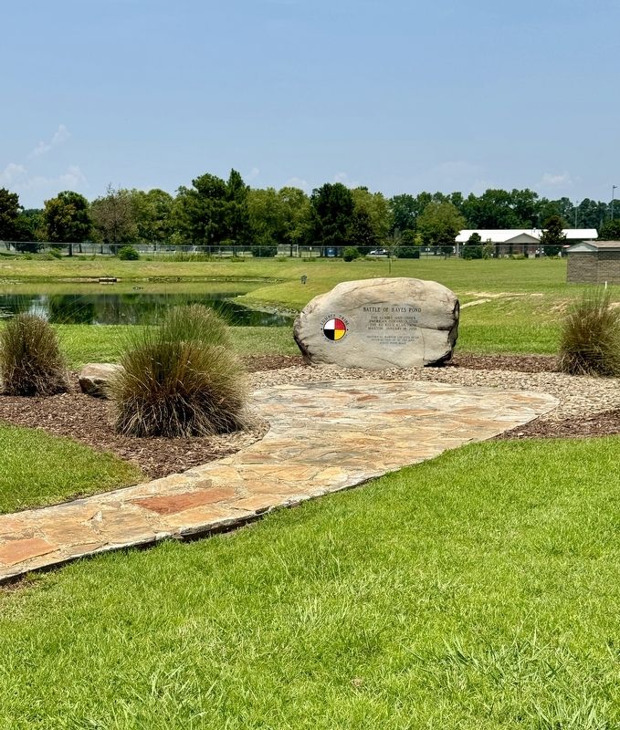 Battle of Hayes Pond Marker. Click for full size. Battle of Hayes Pond Marker image. Click for full size.